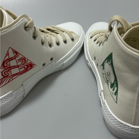 Dior B23 High Top Sneakers AsteroDior White Men’s EU 40/US 7 - Picture 6 of 9